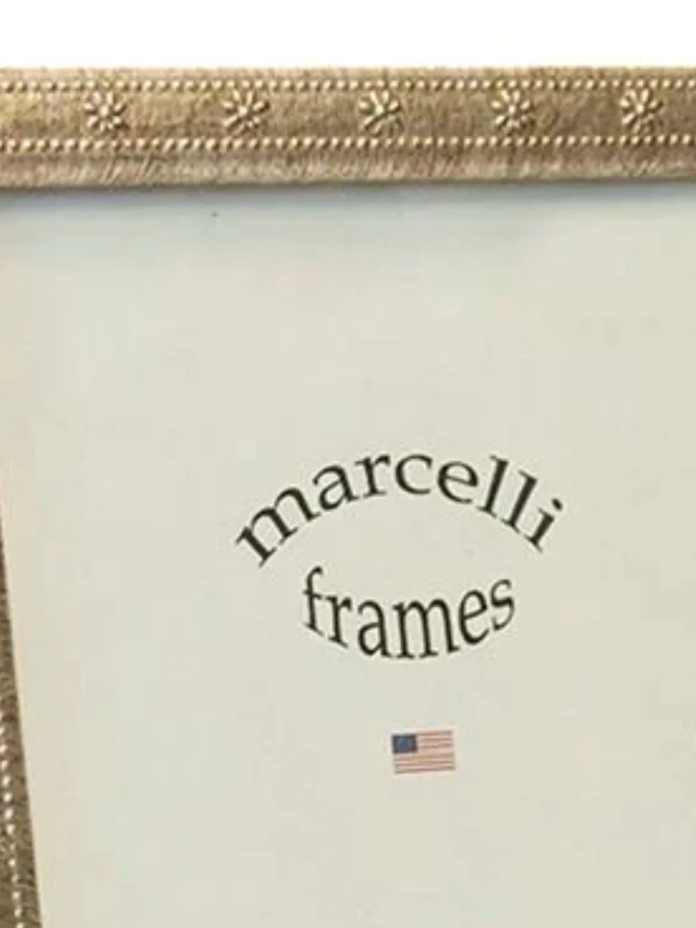 Marcelli Frames Gold Embossed Photo Frame 4 by 6 photo